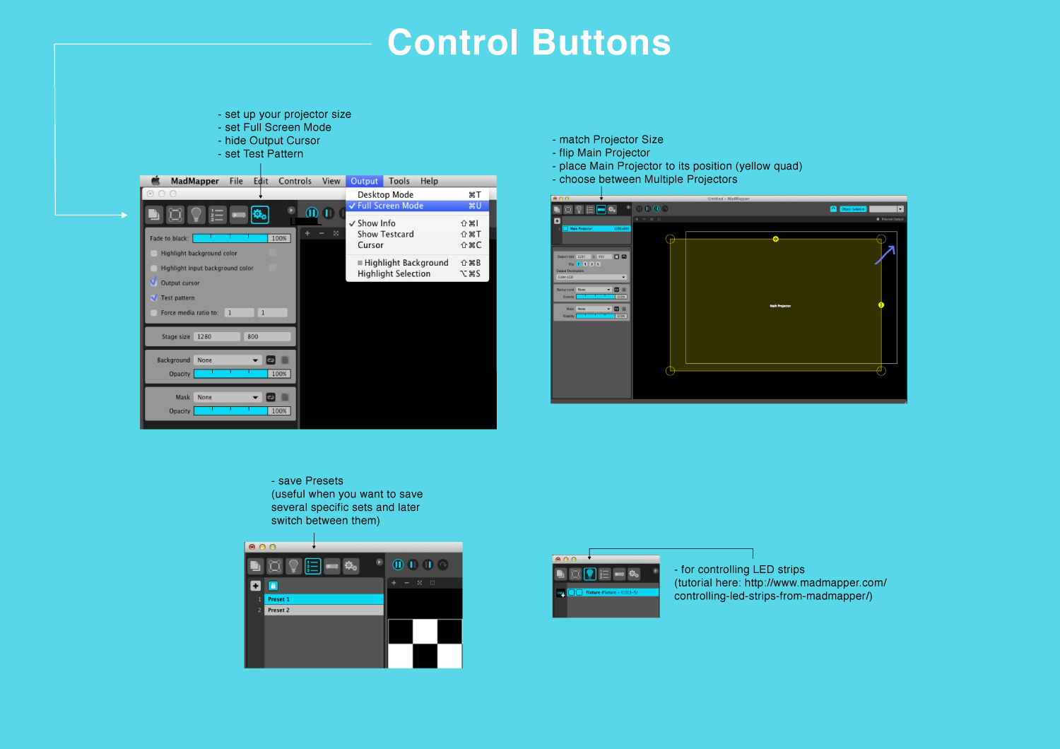 MadMapper Interface 2